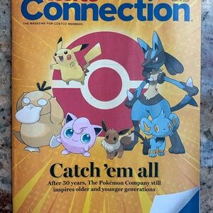 Pokemon 30th anniversary Costco connection magazine